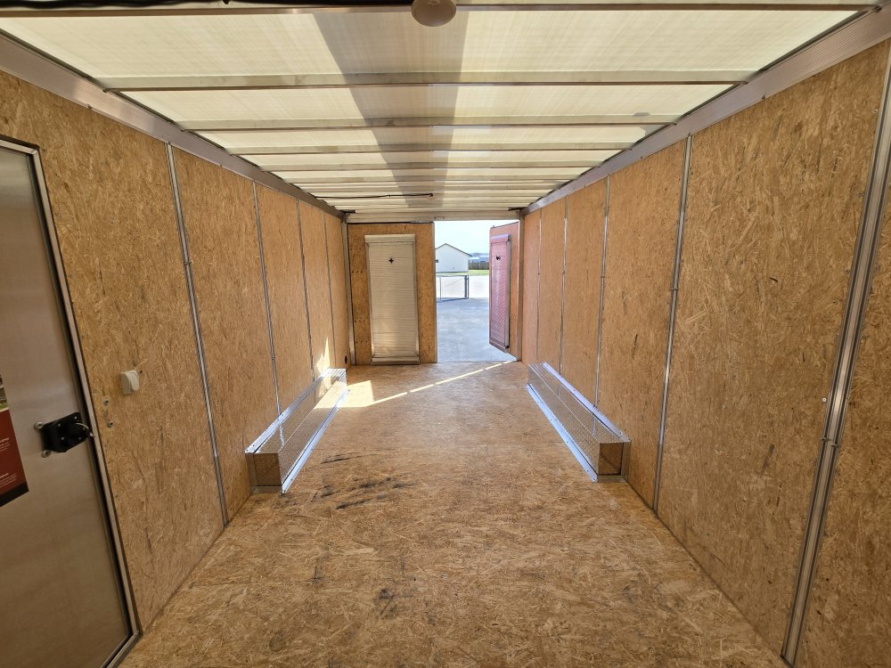 8.5'x16' Alcom Enclosed Cargo XPRESS8.5X16UCP-LMFL25 79"