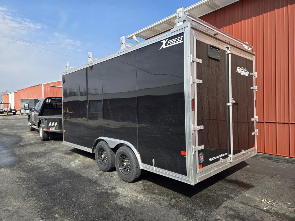 8.5'x16' Alcom Enclosed Cargo XPRESS8.5X16UCP-LMFL25 79"