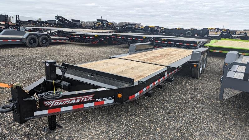 8.5'x24' Towmaster Trailers Tilt T-20DT
