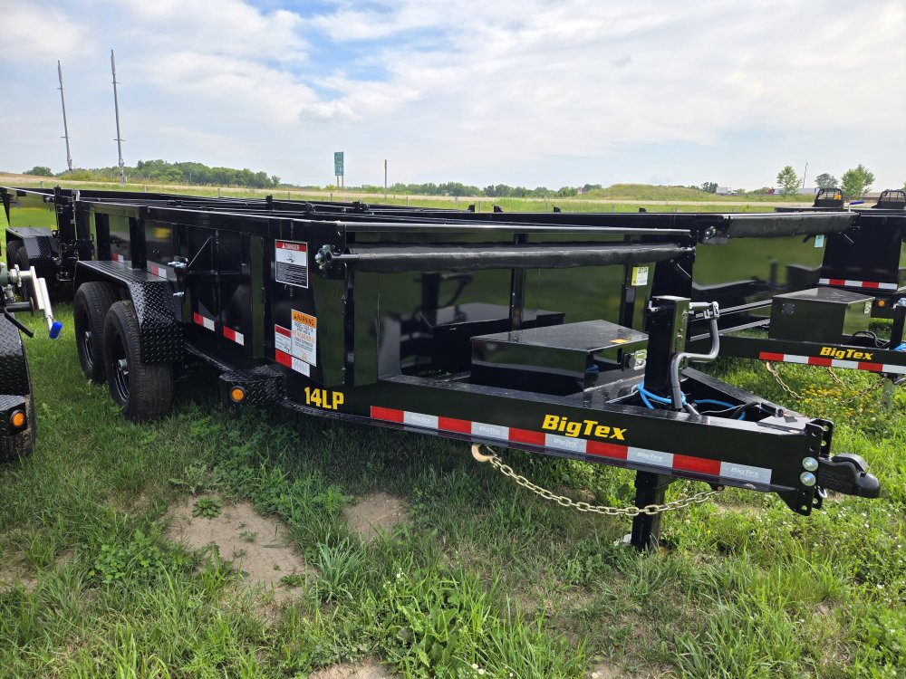 7'x14' Big Tex Trailers Dump 2'