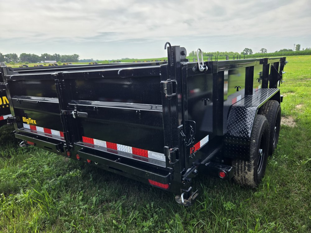 7'x14' Big Tex Trailers Dump 2'