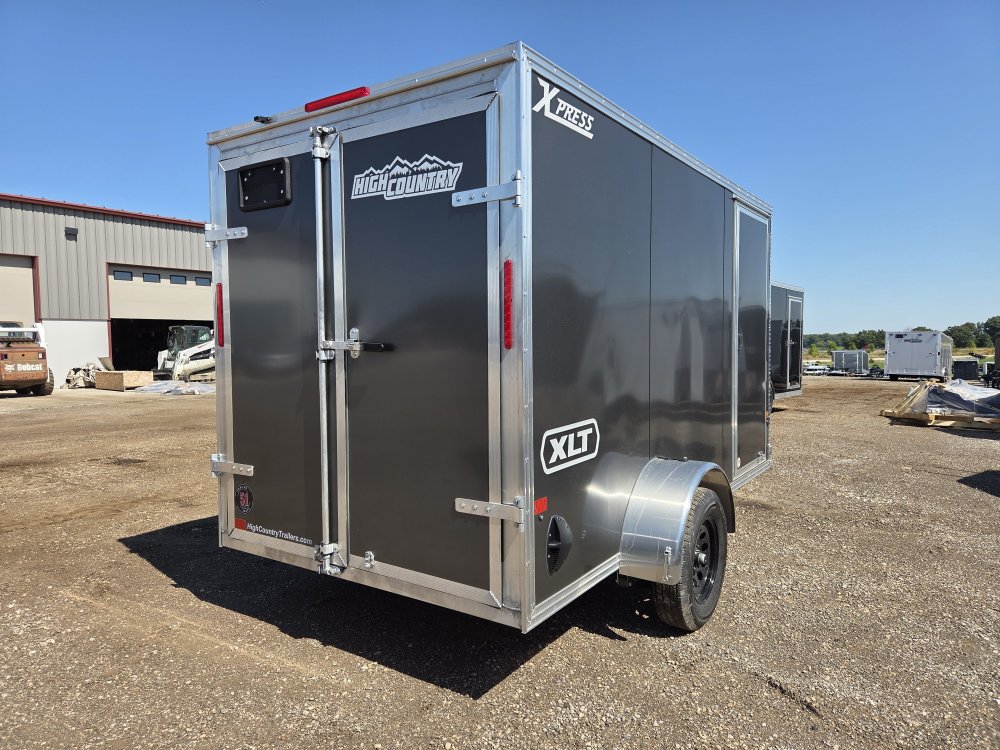 6'x12' Alcom Enclosed Cargo 6x12 Xpress 76"