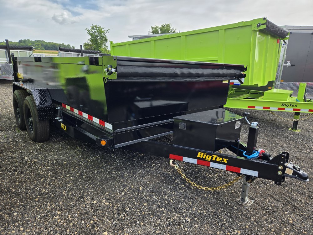 7'x14' Big Tex Trailers Dump 2'