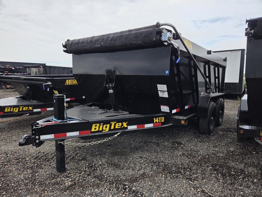 7'x14' Big Tex Dump 14TD-14 4'