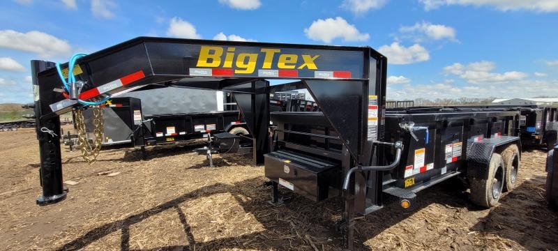 7'x22' Big Tex Trailers Dump 16GX-14