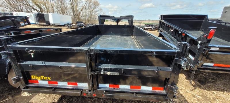 7'x22' Big Tex Trailers Dump 16GX-14
