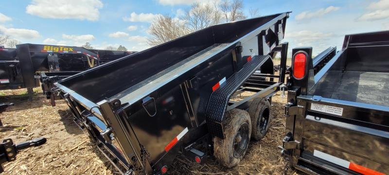 7'x22' Big Tex Trailers Dump 16GX-14