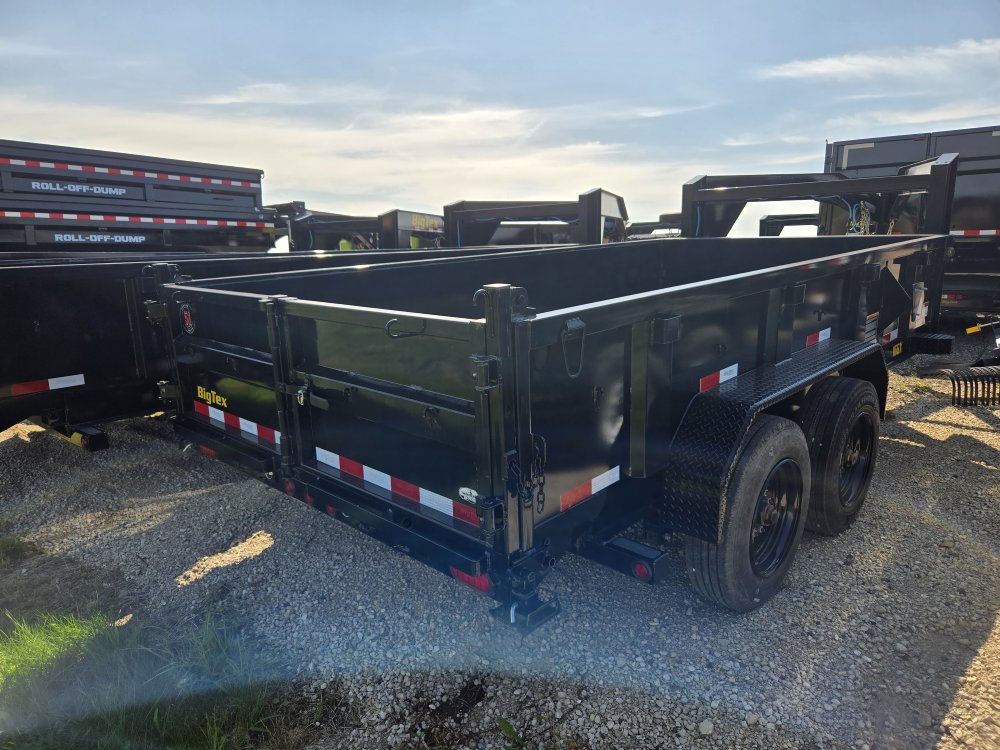 7'x14' Big Tex Trailers Dump 16GX-14 2'