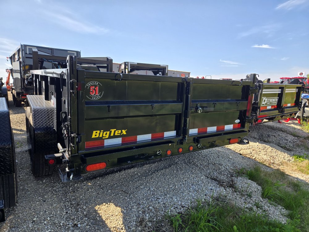 7'x14' Big Tex Trailers Dump 16GX-14 2'