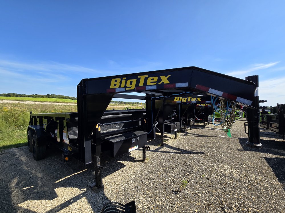 7'x14' Big Tex Trailers Dump 16GX-14 2'