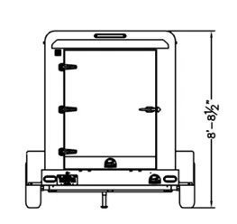 Rental Trailer: 6'x16' Polar King Mobile Refrigerated/Freezer