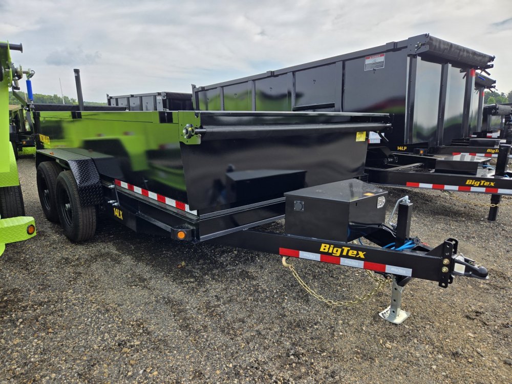 7'x14' Big Tex Trailers Dump 2'