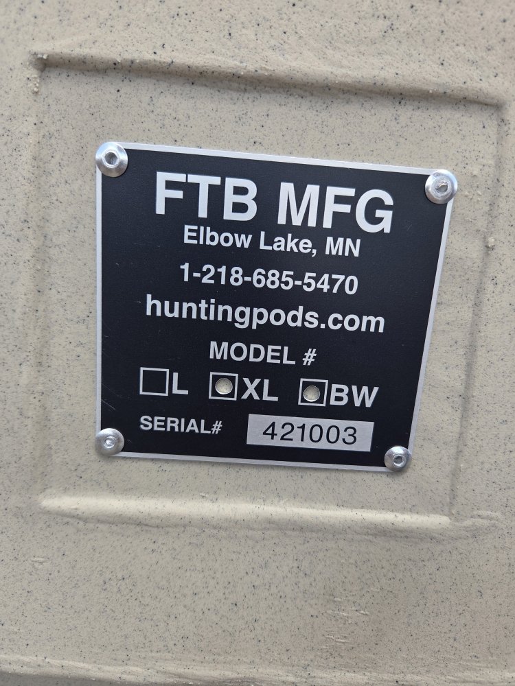 FTB Manufacturing XL Oval Bow Hunting Pod