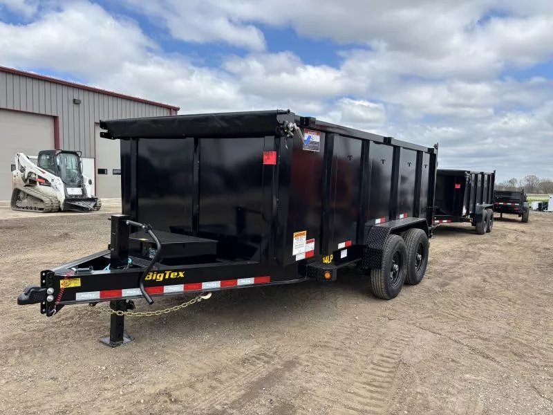 7'x14' Big Tex Trailers Dump 4'