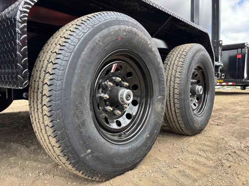 7'x14' Big Tex Trailers Dump 4'