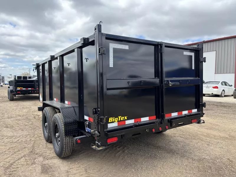 7'x14' Big Tex Trailers Dump 4'