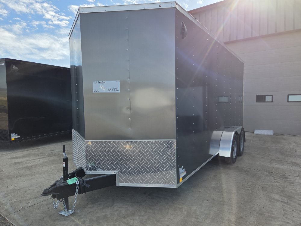 7'x16' RC Trailers Enclosed Cargo RWT 7x16 84"