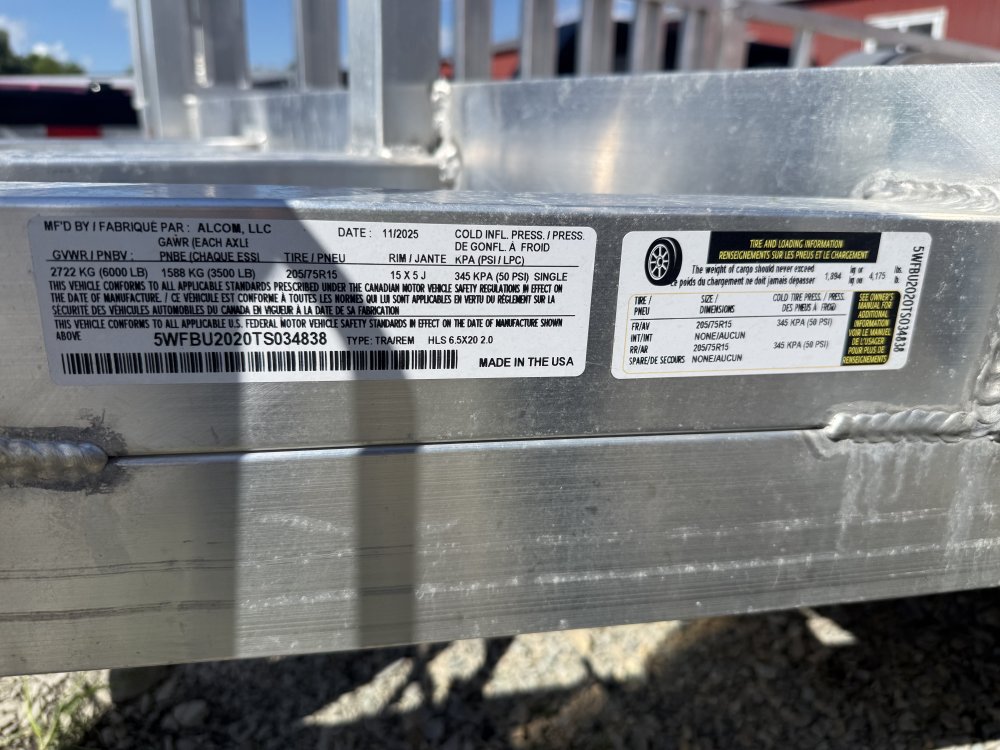 6.5'x20' High Country Utility HLS6.5X20-2.0