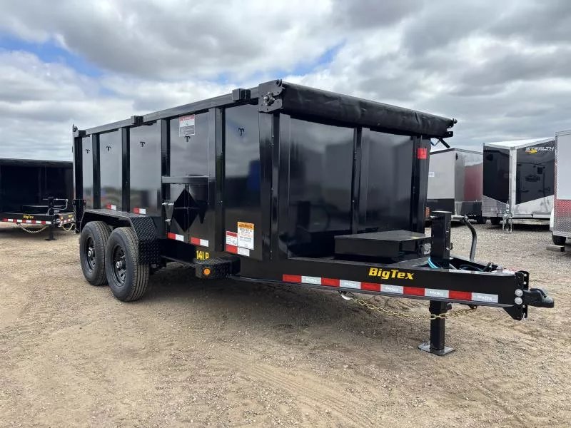 7'x14' Big Tex Trailers Dump 4'