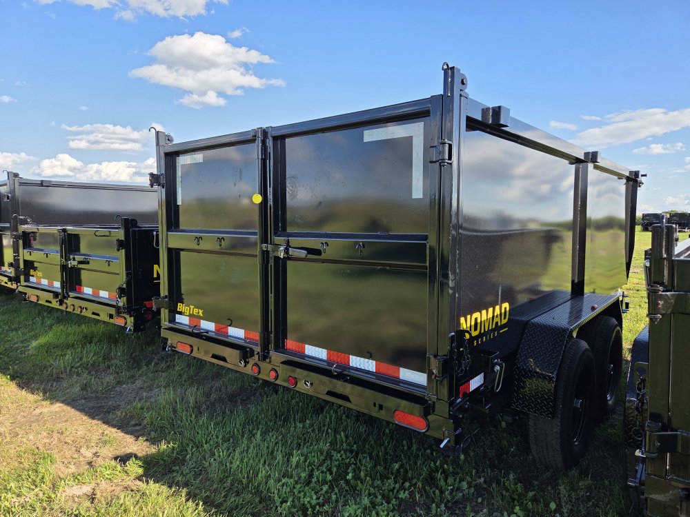 7'x14' Big Tex Trailers Dump 14LX 4'