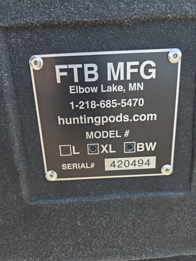 FTB Manufacturing XL Oval Bow Hunting Pod