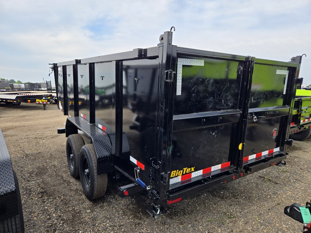 7'x16' Big Tex Trailers Dump 4'