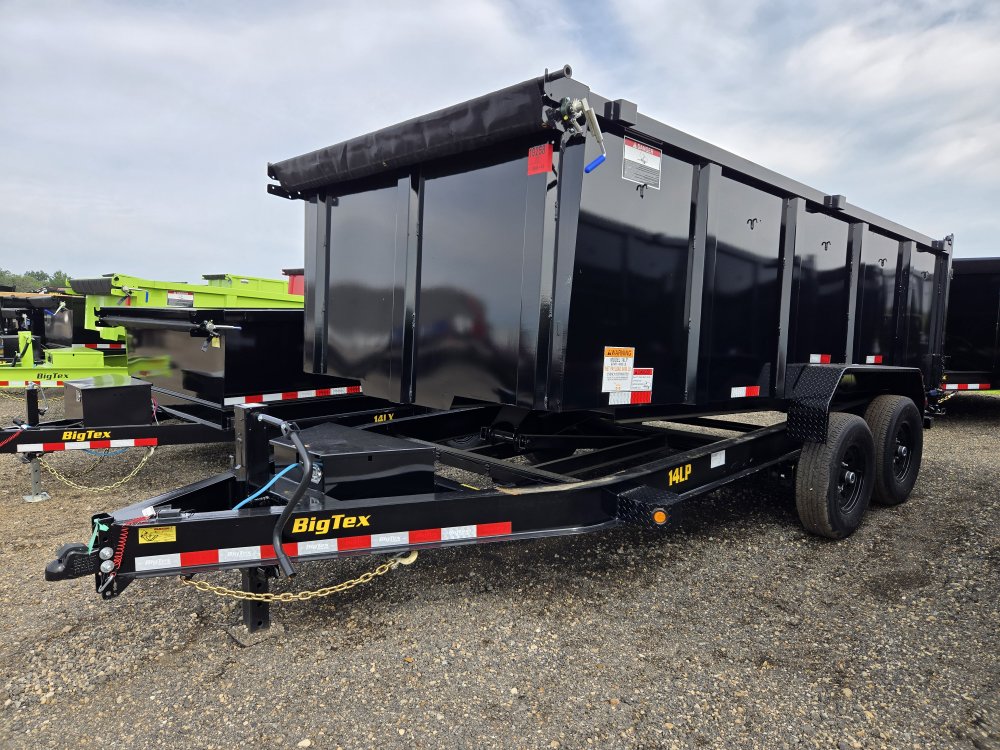 7'x16' Big Tex Trailers Dump 4'