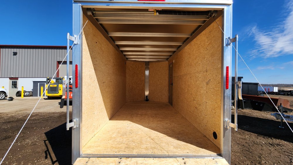 7'x14' Alcom Enclosed Cargo XPRESS7X14XLT-P 6' 4"