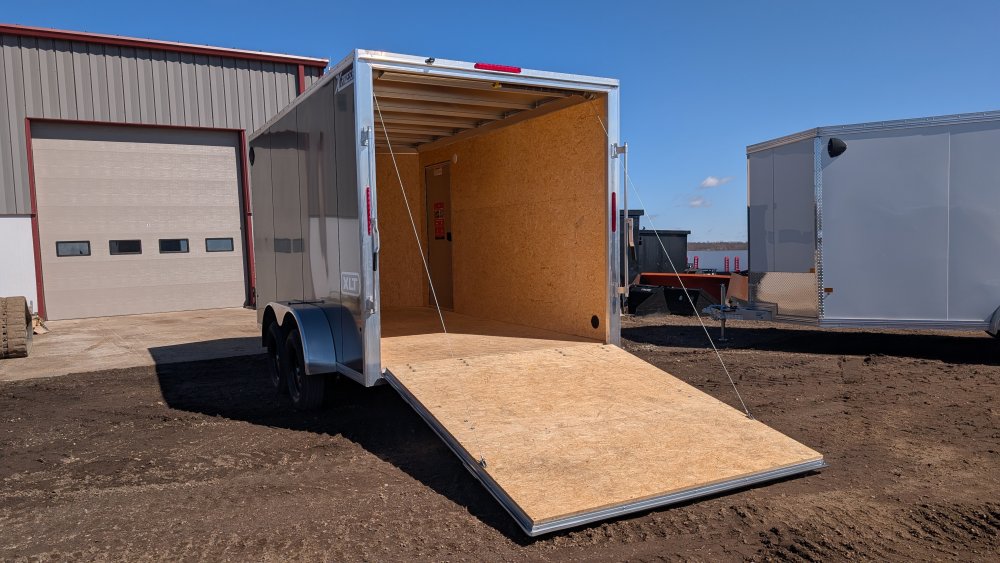 7'x14' Alcom Enclosed Cargo XPRESS7X14XLT-P 6' 4"