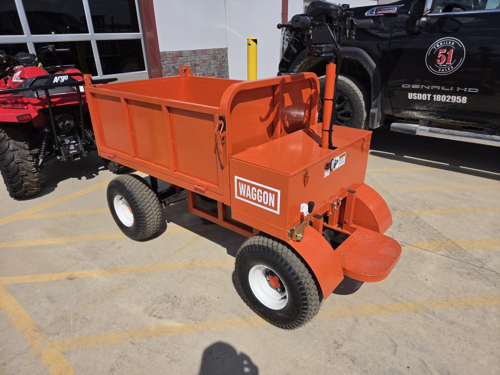 WAGGON Hydraulic Series 1200W Electric Utility Cart