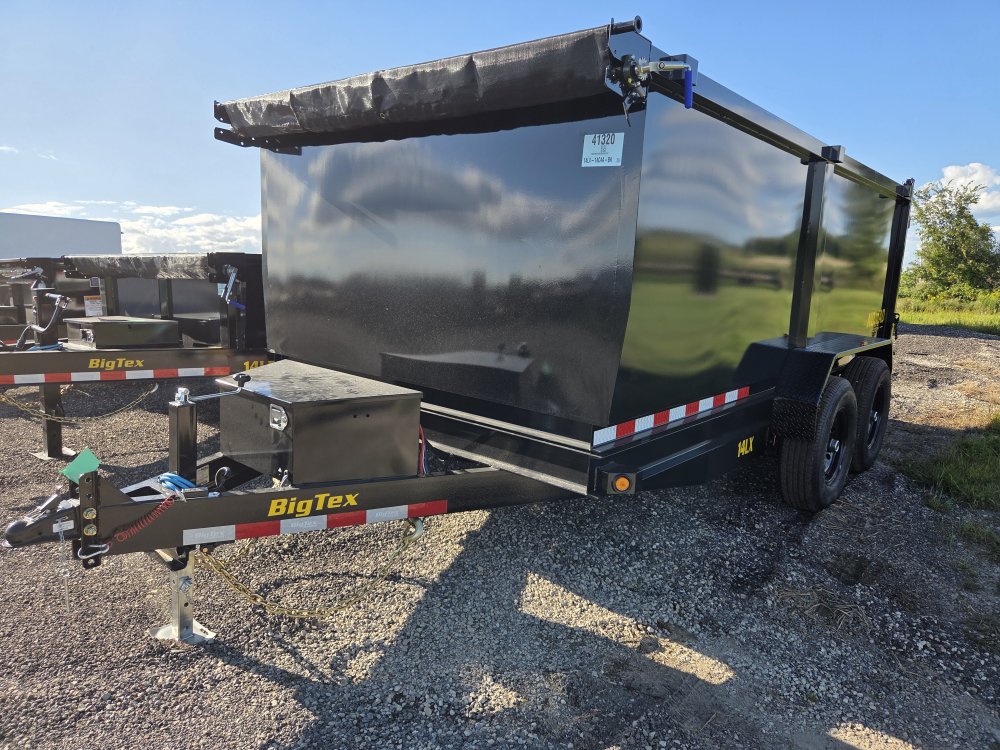 7'x14' Big Tex Trailers Dump 14LX 4'