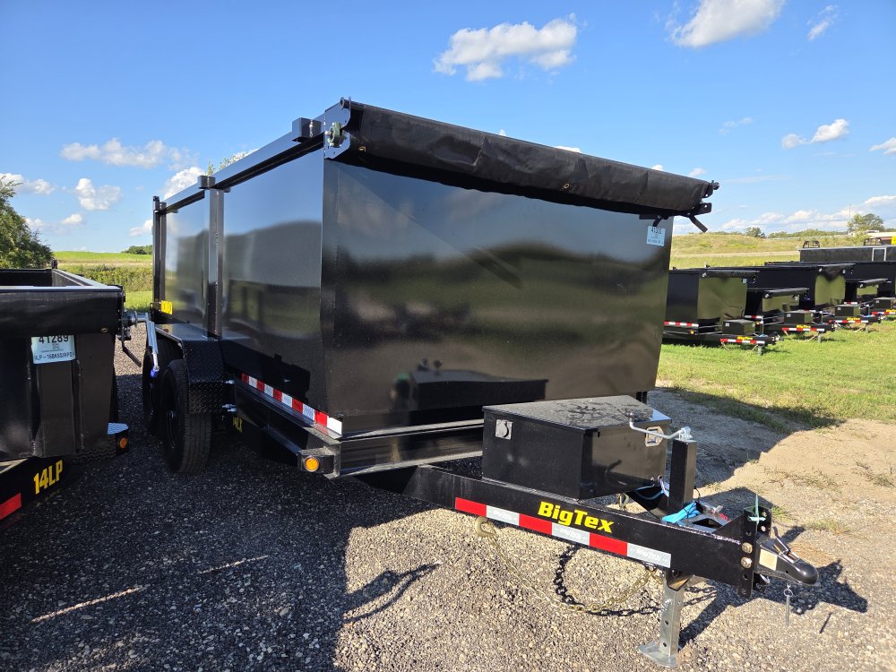 7'x14' Big Tex Trailers Dump 14LX 4'