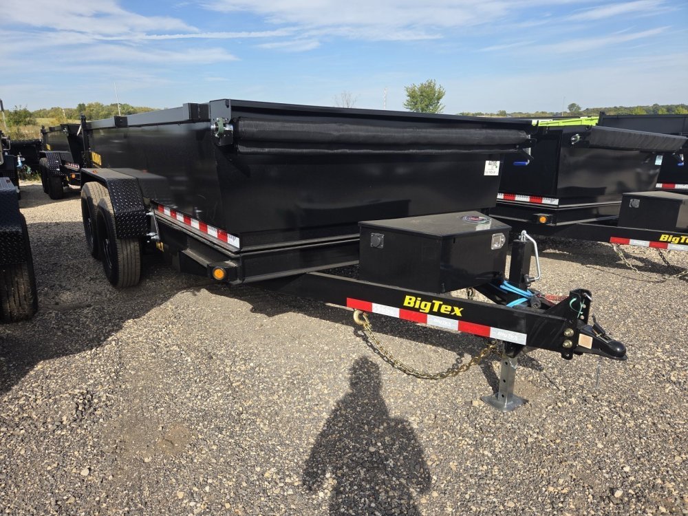 7'x14' Big Tex Trailers Dump 14LX-14C2A 2'