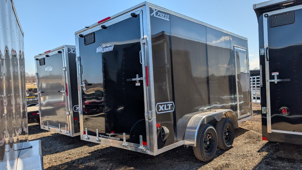 7'x14' Alcom Enclosed Cargo XPRESS7X14XLT-P 6' 4"