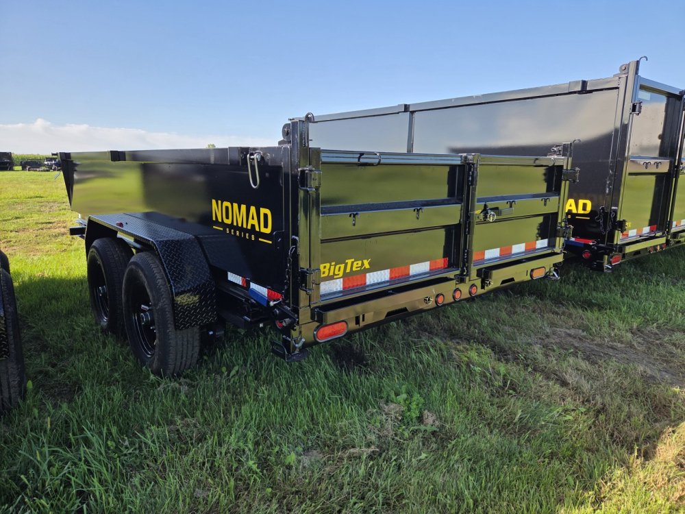 7'x14' Big Tex Trailers Dump 14LX 2'