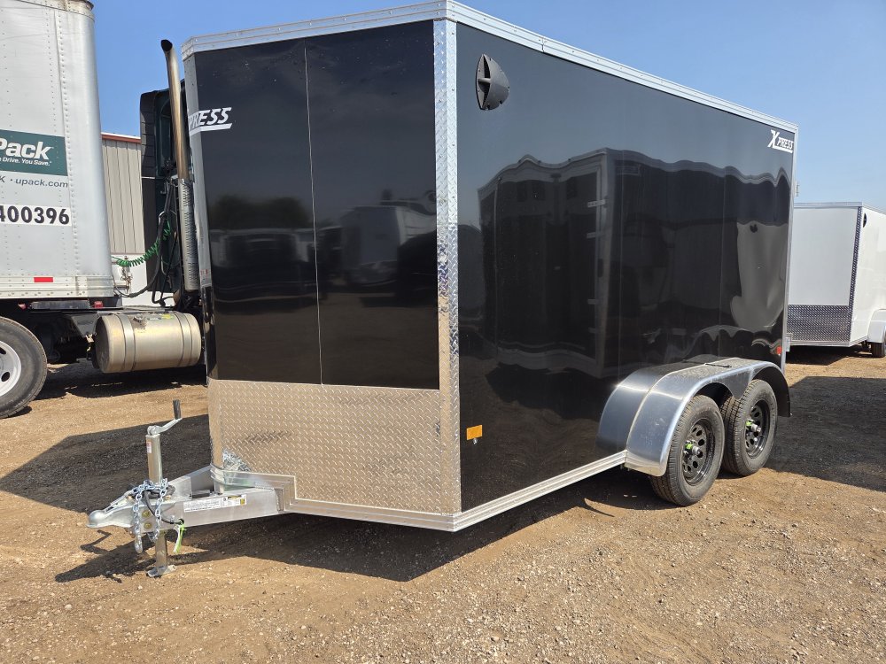 7'x12' Alcom Enclosed Cargo 7x12 Xpress 79"