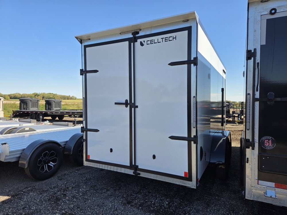 7'x16' CellTech Enclosed Cargo 7x16TA3 84"