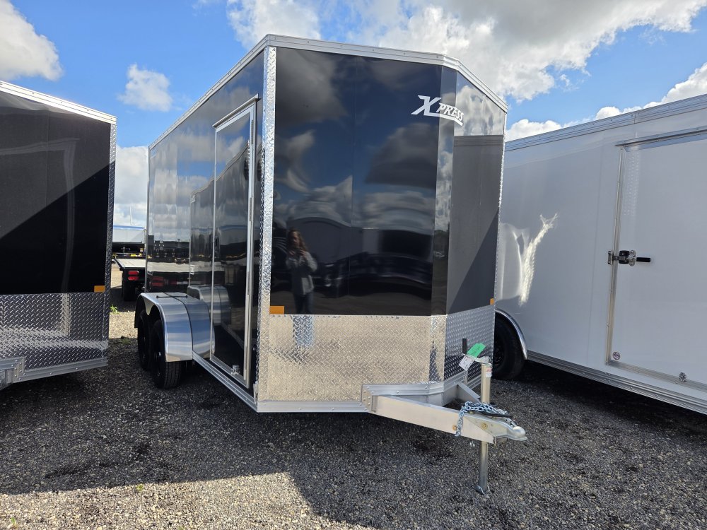 7'x14' Alcom Enclosed Cargo XPRESS7X14XLT-P