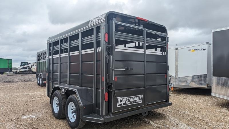 2024 CornPro SB-14 7S Livestock / Horse Trailer 7x14