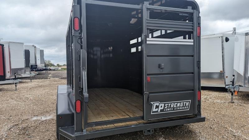 2024 CornPro SB-14 7S Livestock / Horse Trailer 7x14