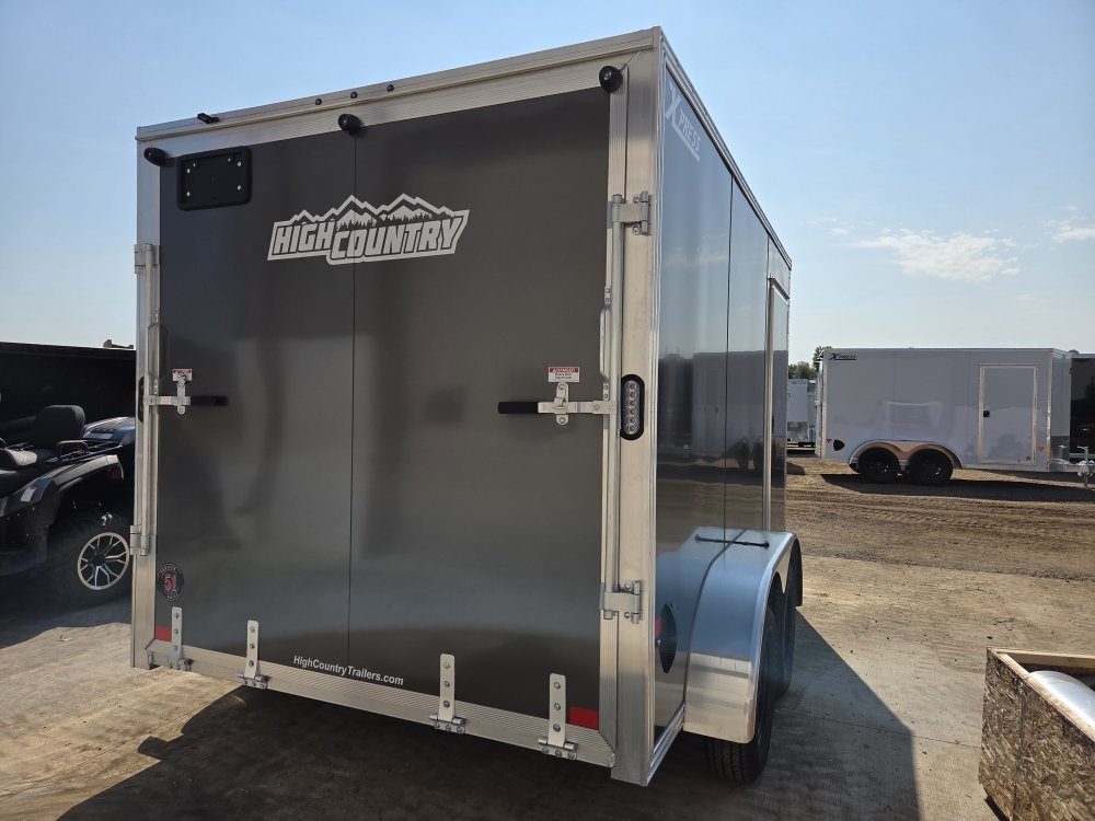 7'x12' Alcom Enclosed Cargo 7x12 Xpress 79"