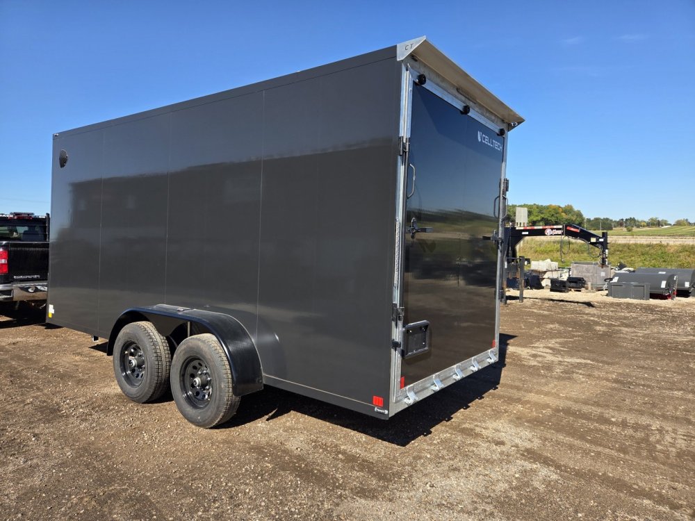 7'x16' CellTech Enclosed Cargo 7x16TA3 84"