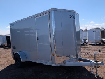 6'x12' Alcom Enclosed Cargo XPRESS6X12SA-XLT-P 76"