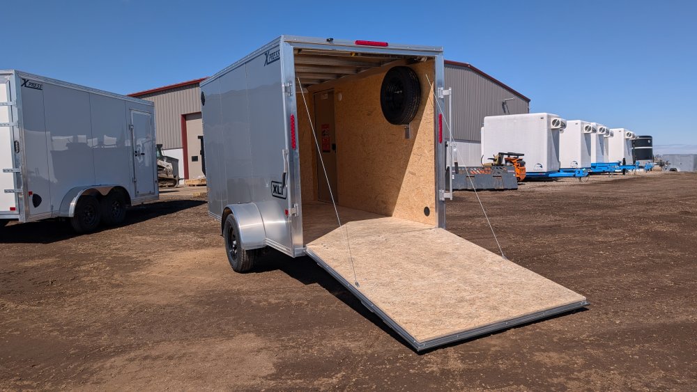 6'x12' Alcom Enclosed Cargo XPRESS6X12SA-XLT-P 76"