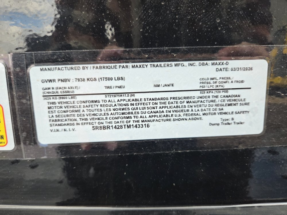 7'x14' Maxx-D Roll-Off Dump ROX8314