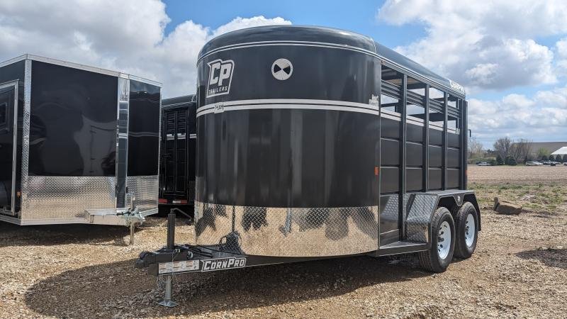 2024 CornPro SB-12 7S Livestock / Horse Trailer 7x12