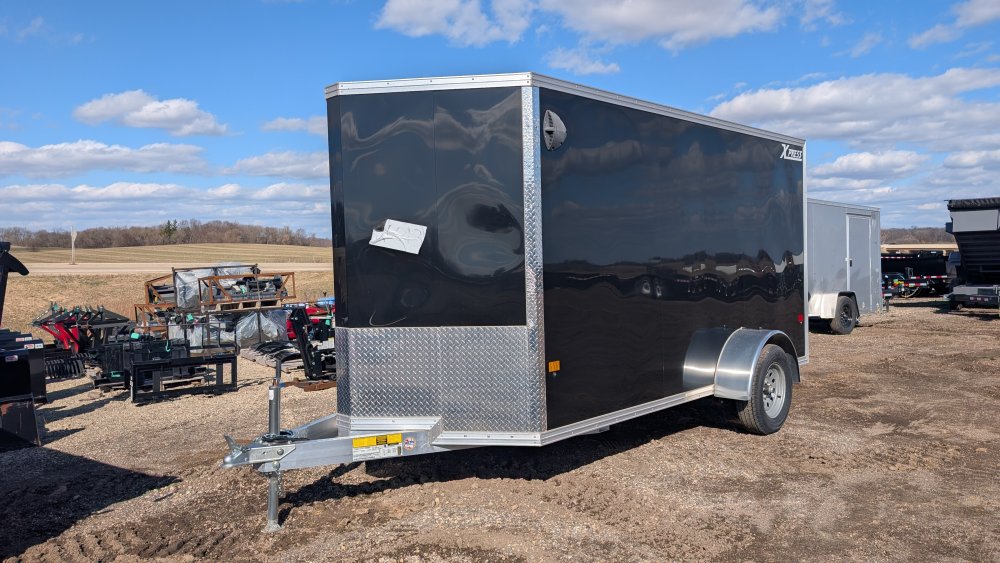 6'x12' Alcom Enclosed Cargo XPRESS6X12-6'10" 73"