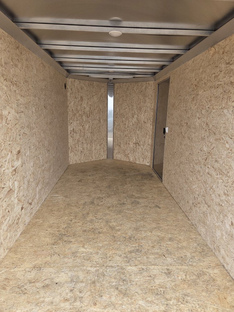 6'x12' Alcom Enclosed Cargo XPRESS6X12-6'10" 73" Storm Damage