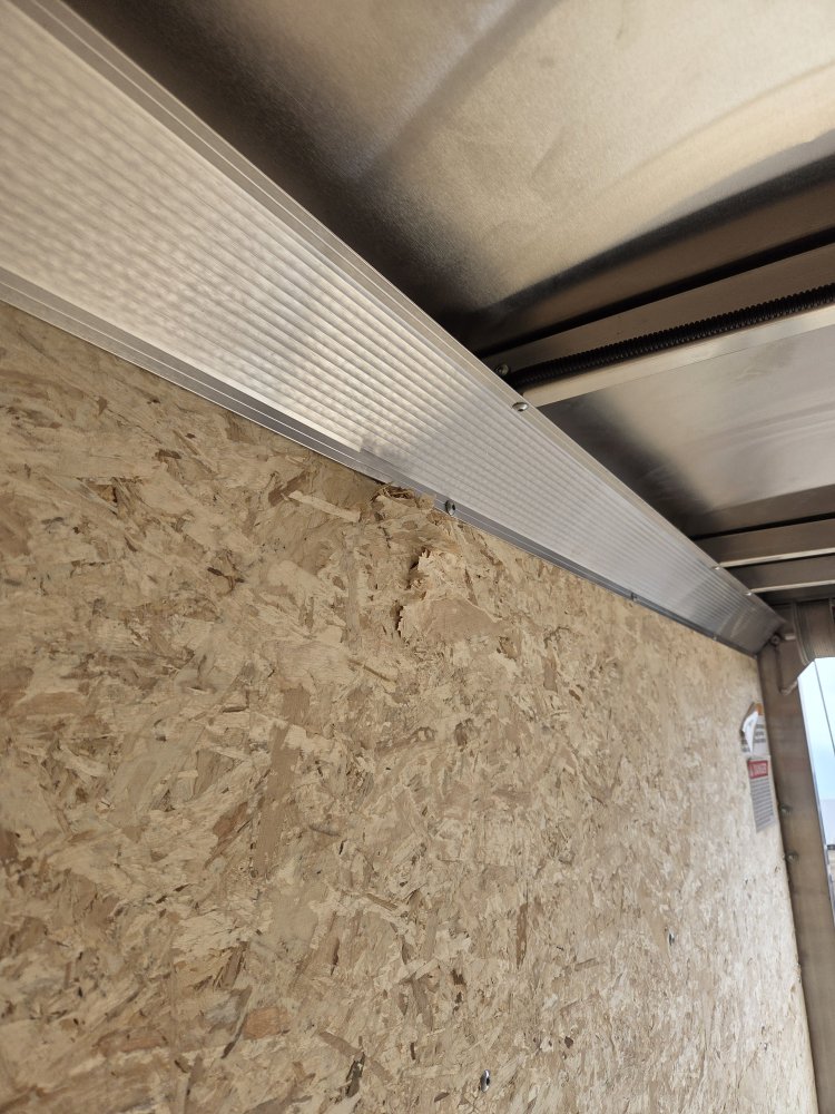 6'x12' Alcom Enclosed Cargo XPRESS6X12-6'10" 73" Storm Damage