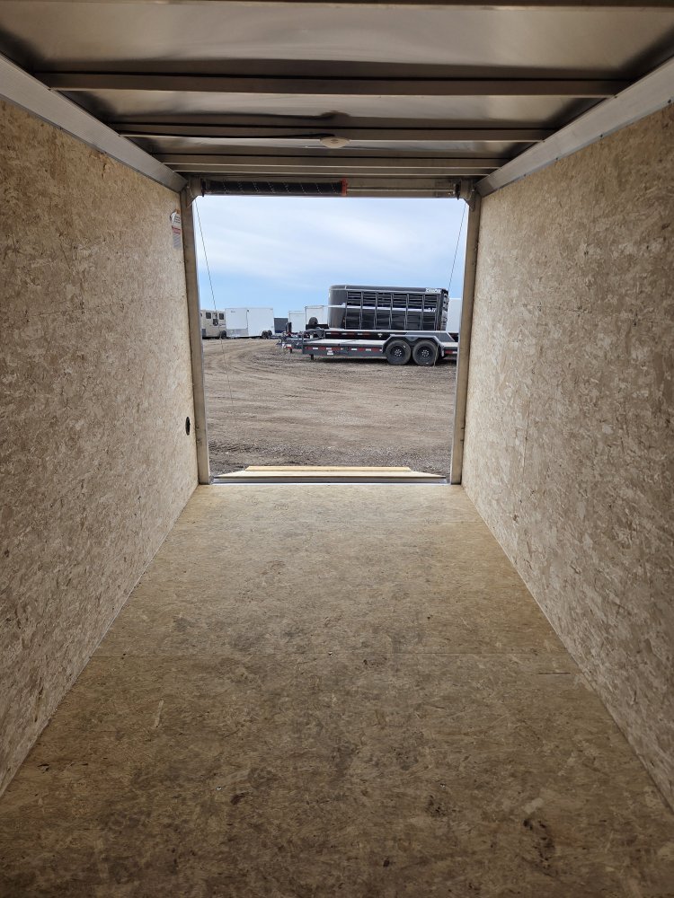 6'x12' Alcom Enclosed Cargo XPRESS6X12-6'10" 73" Storm Damage